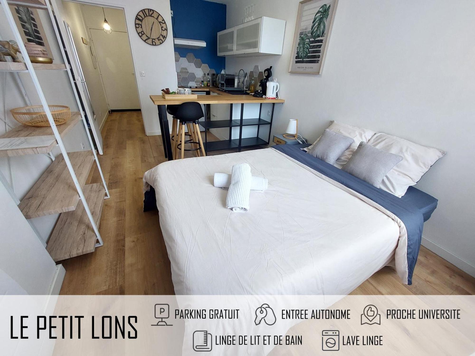 Le Petit Lons - Parking Gratuit - Proche Universite De Pau Eksteriør billede